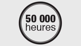 ecran interactif d'une durée de vie de 50000h 