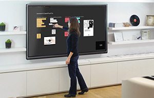 Écran interactif en magasin