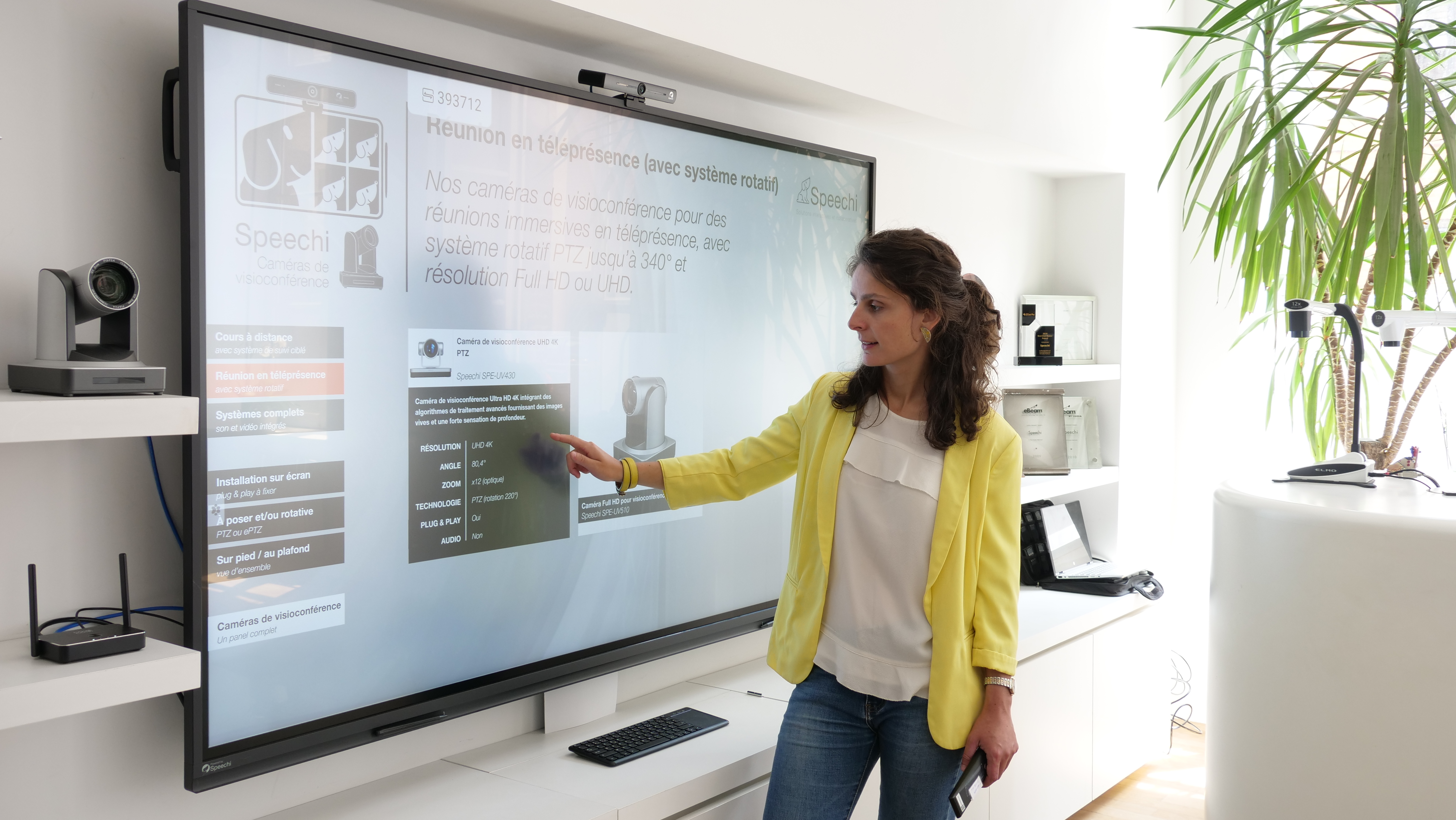 Spécificités techniques et usages d'un écran interactif tactile